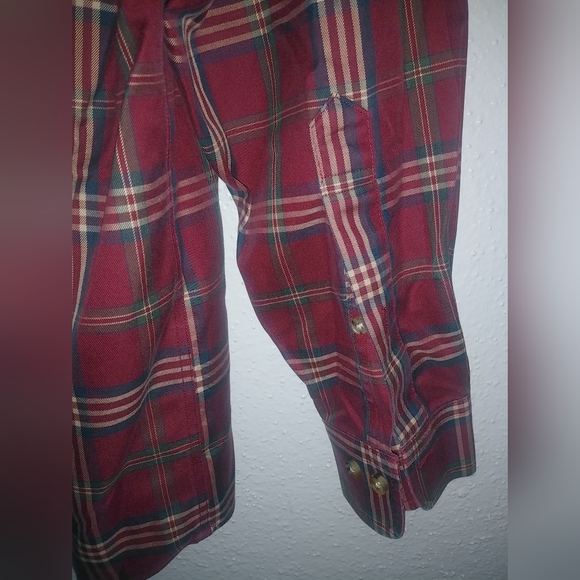 Brooks Brothers M Mens Pima Cotton Red Plaid Button Down Shirt - Picture 2 of 8